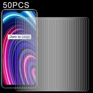 For OPPO Realme C25Y / C21Y 50 PCS 0.26mm 9H 2.5D Tempered Glass Film