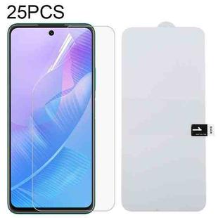 For Huawei Enjoy 20 SE 25 PCS Full Screen Protector Explosion-proof Hydrogel Film