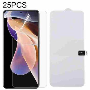 For Xiaomi Redmi Note 11 Pro 5G / 4G / 11 Pro+ 25 PCS Full Screen Protector Explosion-proof Hydrogel Film