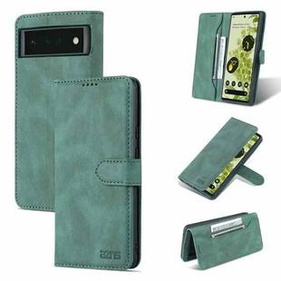 For Google Pixel 6 AZNS Dream Second Generation Skin Feel Horizontal Flip Phone Leather Case(Green)