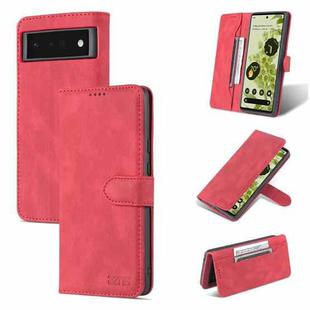 For Google Pixel 6 AZNS Dream Second Generation Skin Feel Horizontal Flip Phone Leather Case(Red)
