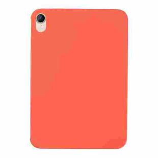 For iPad mini 6 Liquid Silicone Shockproof Full Coverage Tablet Protective Case(Orange)