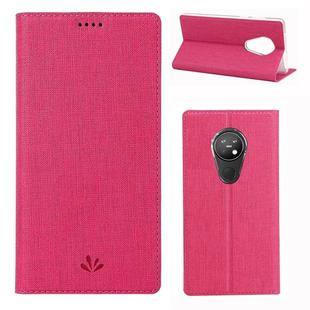 For Nokia 6.2 & 7.2 ViLi Shockproof TPU + PU Horizontal Flip Protective Case with Card Slot & Holder(Rose Red)