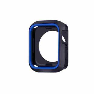 Two-color Shockproof Protective Case For Apple Watch Series 9 / 8 / 7 41mm(Blue)