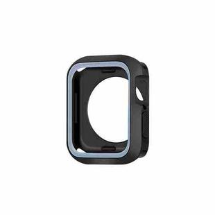 Two-color Shockproof Protective Case For Apple Watch Series 9 / 8 / 7 45mm(Blue Grey)