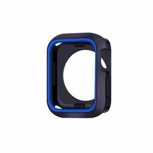Two-color Shockproof Protective Case For Apple Watch Series 9 / 8 / 7 45mm(Blue)