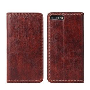 For iPhone 7 / 8 Retro Tree Bark Texture PU Magnetic Horizontal Flip Leather Case with Holder & Card Slots & Wallet(Brown)