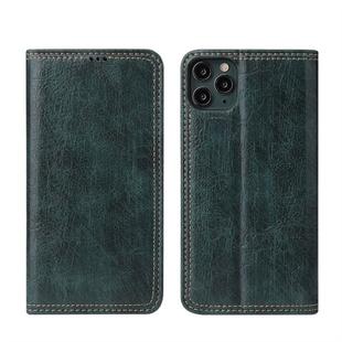 For iPhone 11 Retro Tree Bark Texture PU Magnetic Horizontal Flip Leather Case with Holder & Card Slots & Wallet(Green)