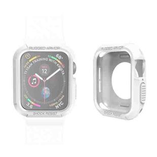 Silicone Shockproof Watch Protective Case For Apple Watch Series 9 / 8 / 7 41mm(White)