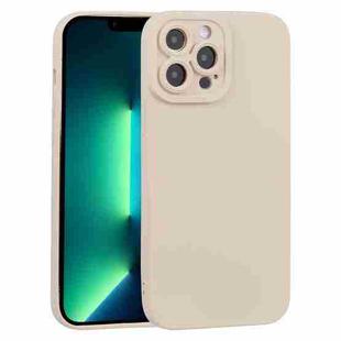 For iPhone 13 Pro Max TPU Oil-sprayed Soft Phone Case (Khaki)