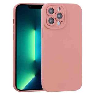 For iPhone 13 Pro Max TPU Oil-sprayed Soft Phone Case (Pink)