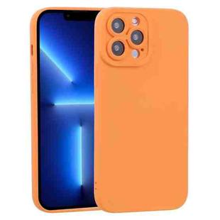For iPhone 13 Pro TPU Oil-sprayed Soft Phone Case (Orange)