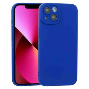 For iPhone 13 TPU Oil-sprayed Soft Phone Case(Blue)