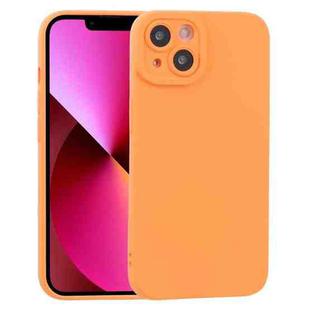 For iPhone 13 TPU Oil-sprayed Soft Phone Case(Orange)