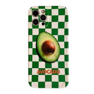 IMD Workmanship TPU Shockproof Phone Case For iPhone 12 Pro(Avocado)