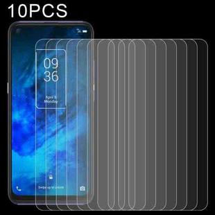 For TCL 10 5G 10 PCS 0.26mm 9H 2.5D Tempered Glass Film