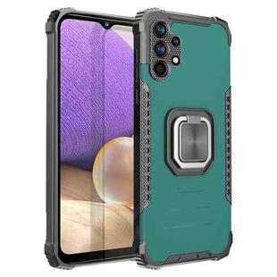 For Samsung Galaxy A32 5G Fierce Warrior Series Armor Aluminum Alloy + TPU Phone Case with Ring Holder(Green)