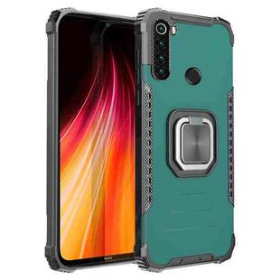 For Xiaomi Redmi Note 8 Fierce Warrior Series Armor Aluminum Alloy + TPU Phone Case with Ring Holder(Green)
