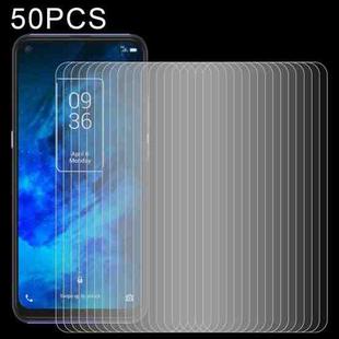 For TCL 10 5G 50 PCS 0.26mm 9H 2.5D Tempered Glass Film