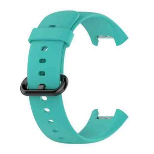 For Xiaomi Redmi Watch 2 Solid Color Silicone Strap Watch Band(Cyan)