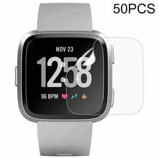For Fitbit Versa 50 PCS Soft Hydrogel Film Watch Screen Protector