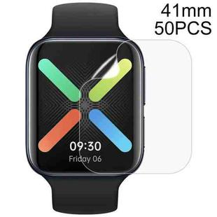 For OPPO Watch 41mm 50 PCS Soft Hydrogel Film Watch Screen Protector
