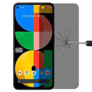 For Google Pixel 5a 5G 0.3mm 9H Surface Hardness 3D Curved Surface Privacy Glass Film