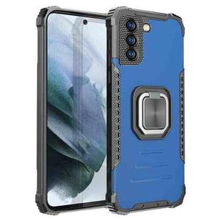 For Xiaomi Mi 11i 5G / Mi 11X / Poco F3 Shockproof Ring Holder Fierce Warrior Phone Case(Blue)