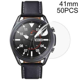 For Samsung Galaxy Watch 3 41mm 50 PCS Soft Hydrogel Film Watch Screen Protector