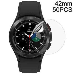 For Samsung Galaxy Watch4 Classic 42mm 50 PCS Soft Hydrogel Film Watch Screen Protector