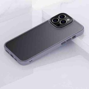 For iPhone 13 mini Frosted Back Shockproof Phone Case (Grey)