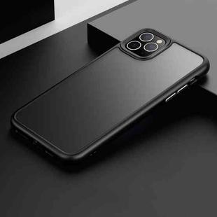 For iPhone 11 Frosted Back Shockproof Phone Case (Black)
