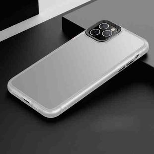 For iPhone 11 Pro Max Frosted Back Shockproof Phone Case (Frosted White)