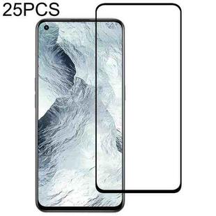 25 PCS Full Glue Cover Screen Protector Tempered Glass Film For OPPO Realme GT Master Edition