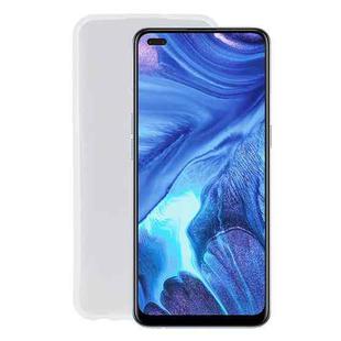 TPU Phone Case For OPPO Reno4(Transparent White)