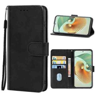 Leather Phone Case For ZTE Axon 30 Pro 5G(Black)
