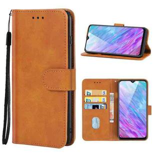 Leather Phone Case For ZTE Blade 20(Brown)