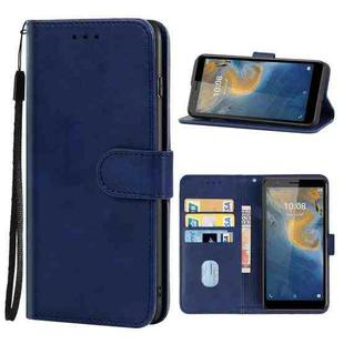 Leather Phone Case For ZTE Blade A31 Lite(Blue)