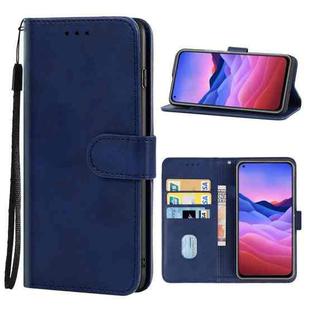 Leather Phone Case For ZTE Blade V2020 Vita(Blue)