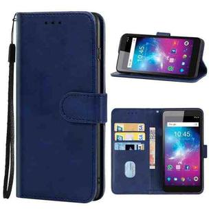 Leather Phone Case For ZTE Blade L8(Blue)