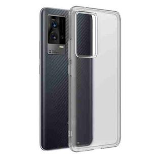 For vivo iQOO 8 Four-corner Shockproof TPU + PC Phone Case(Transparent)