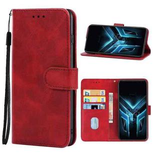 Leather Phone Case For Asus ROG Phone 3 Strix(Red)