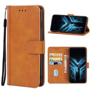 Leather Phone Case For Asus ROG Phone 3 Strix(Brown)