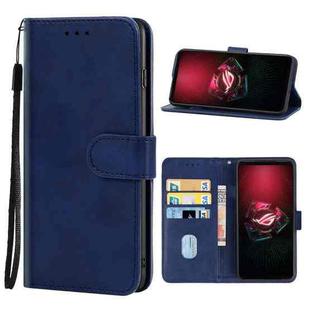 Leather Phone Case For Asus ROG Phone 5 Pro(Blue)