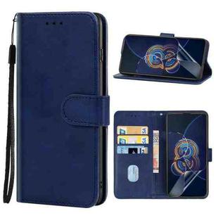 Leather Phone Case For Asus Zenfone 8 Flip(Blue)