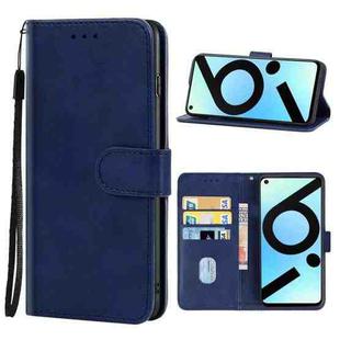 For OPPO Realme 6i India Leather Phone Case(Blue)