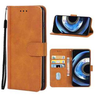 For OPPO Realme Q3 5G / Realme V13 5G / Q3i 5G / Realme 8 5G / Narzo 30 5G Leather Phone Case(Brown)