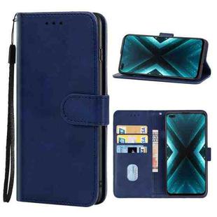 For OPPO Realme X3 SuperZoom Leather Phone Case(Blue)