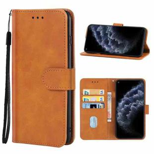 Leather Phone Case For CUBOT C30(Brown)