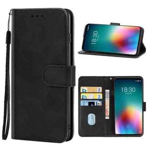 Leather Phone Case For Meizu 16T(Black)